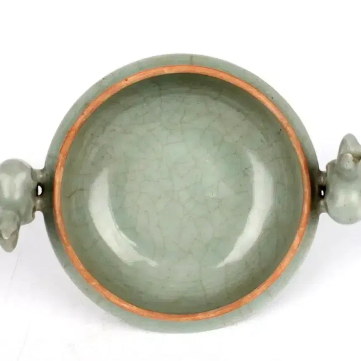 [BUNJANG] Yongcheon Ware Chinese Celadon Vase with Animal Lid / 중국도자기(용천요)