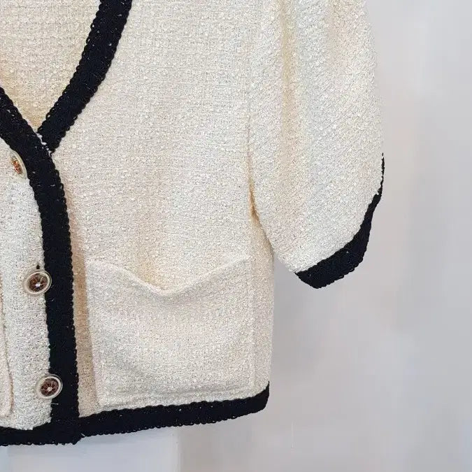 [BUNJANG] Byflow Tweed Puff Crop Jacket Free Size / 바이플로우 트위드퍼프  크롭자켓 프리