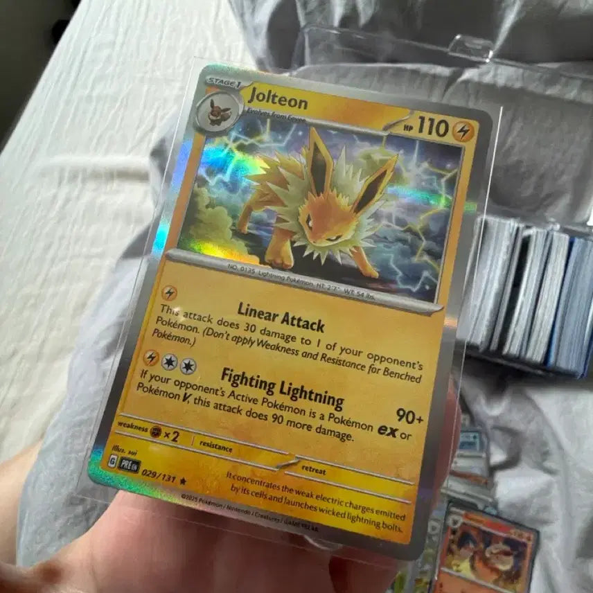 [BUNJANG] Pokemon Cards Jolteon Holo 029/131 English Version / 포켓몬카드 쥬피썬더(Jolteon) 홀로 029/131 영어판