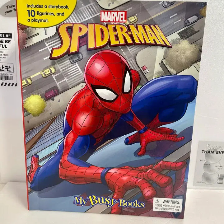 [BUNJANG] Marvel Spider-Man 2018 Activity Book with Figures / 마블 스파이더맨 2018