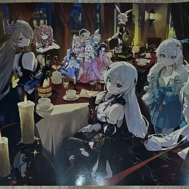 [BUNJANG] Honkai Impact 3rd Collaboration Cafe A3 Poster / 붕괴3rd 콜라보카페 A3포스터