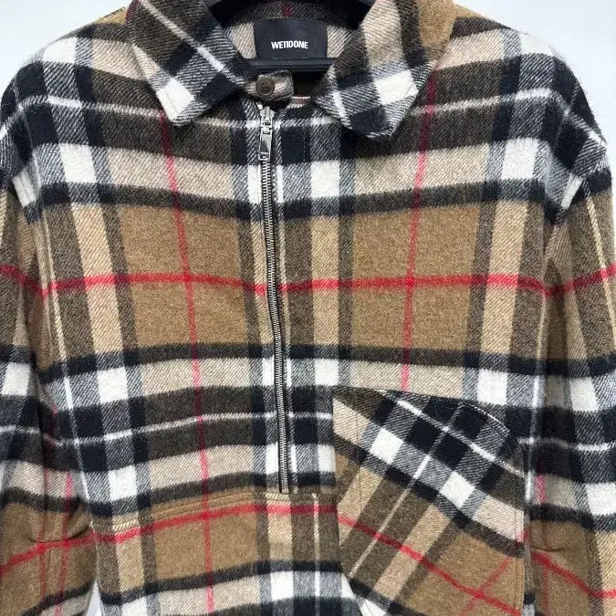 [SOLD OUT] [Free] 위웰던 체크 하프집 울 셔츠