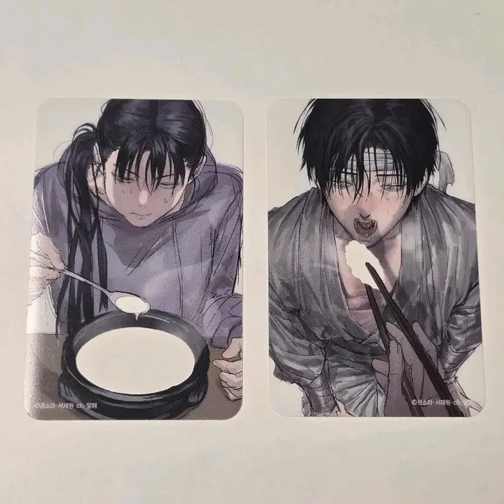 [BUNJANG] Toonique Collaboration Cafe Wang Photocard Set / 별정직 공무원 투니크 콜라보카페 와앙 포토카드 2종 판매