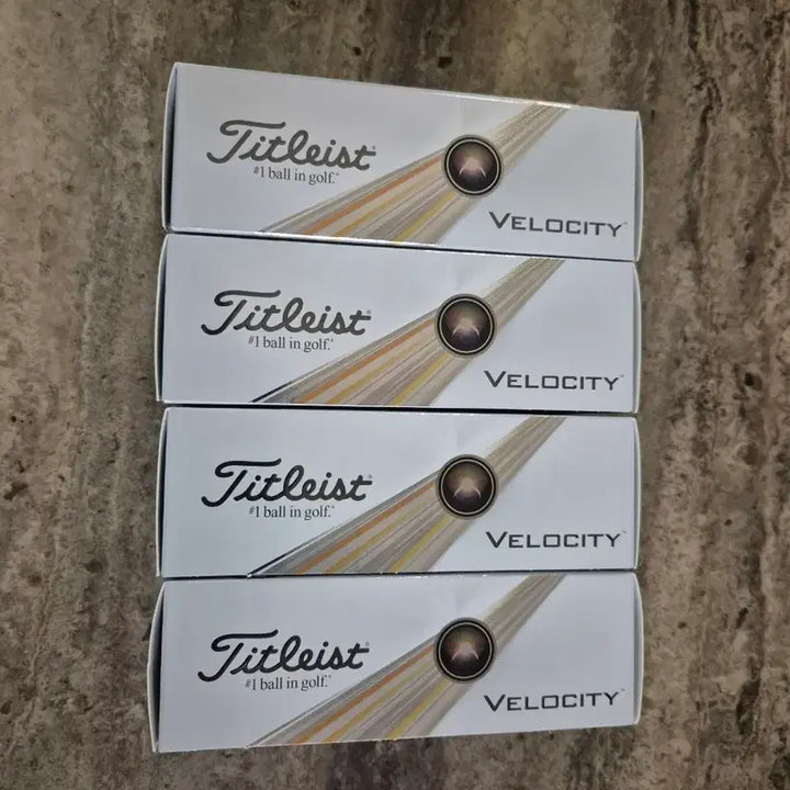 [BUNJANG] Titleist Velocity Golf Balls 3-Ball Pack (4 Boxes) / 타이틀리스트 벨로시티 골프공 3구 4박스