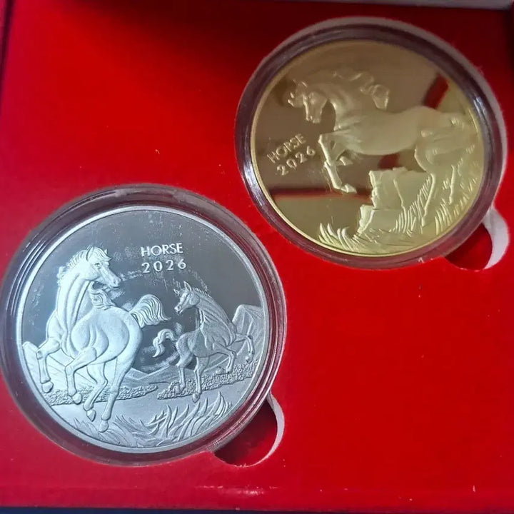 [BUNJANG] Perth Mint 2026 Year of the Horse Lucky Coin 2-Coin Set / (가격인하)호주퍼스조폐국2026년 말의해 럭키코인2종셋트