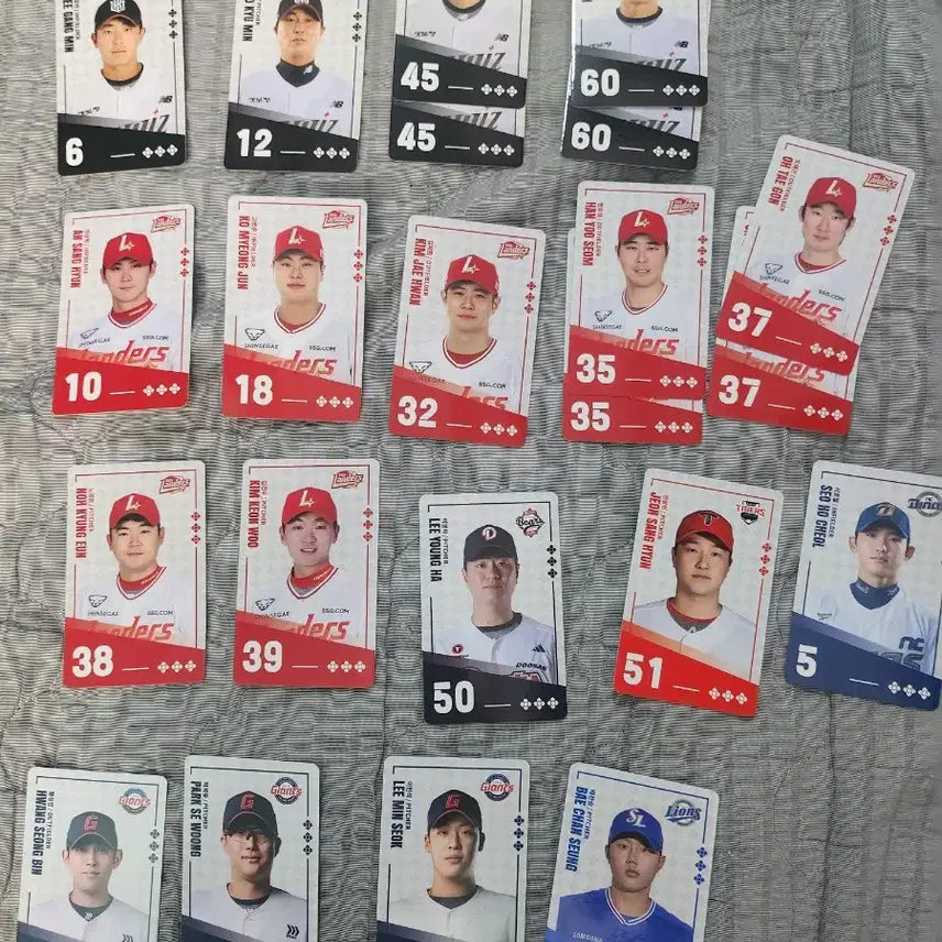 [BUNJANG] Paldo Bibimmyeon KBO Collaboration Trading Cards / 팔도 비빔면 kbo 카드