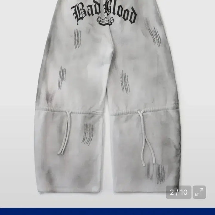 [BUNJANG] Bad Blood Lion Patch Washed Training Pants / 급처)배드블러드 라이온패치 워시드 트레이닝팬츠