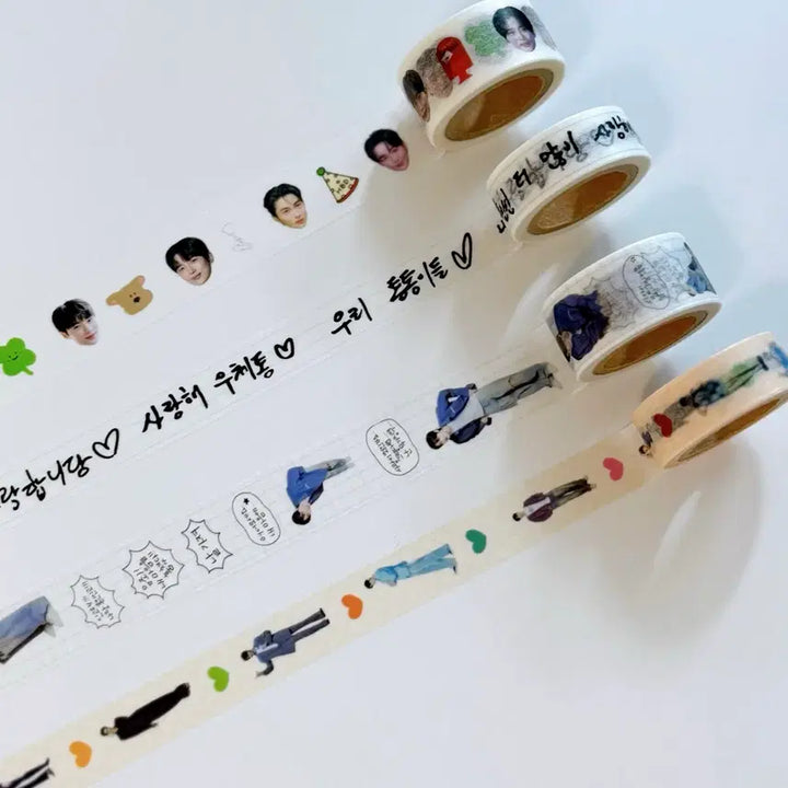 [BUNJANG] Byun Woo-seok Masking Tape Set (4 Types) / 변우석) 마스킹 테이프 (4종세트)