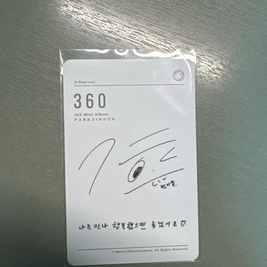 [BUNJANG] 360 Degrees Version Photocard / 360 0 Degrees ver.