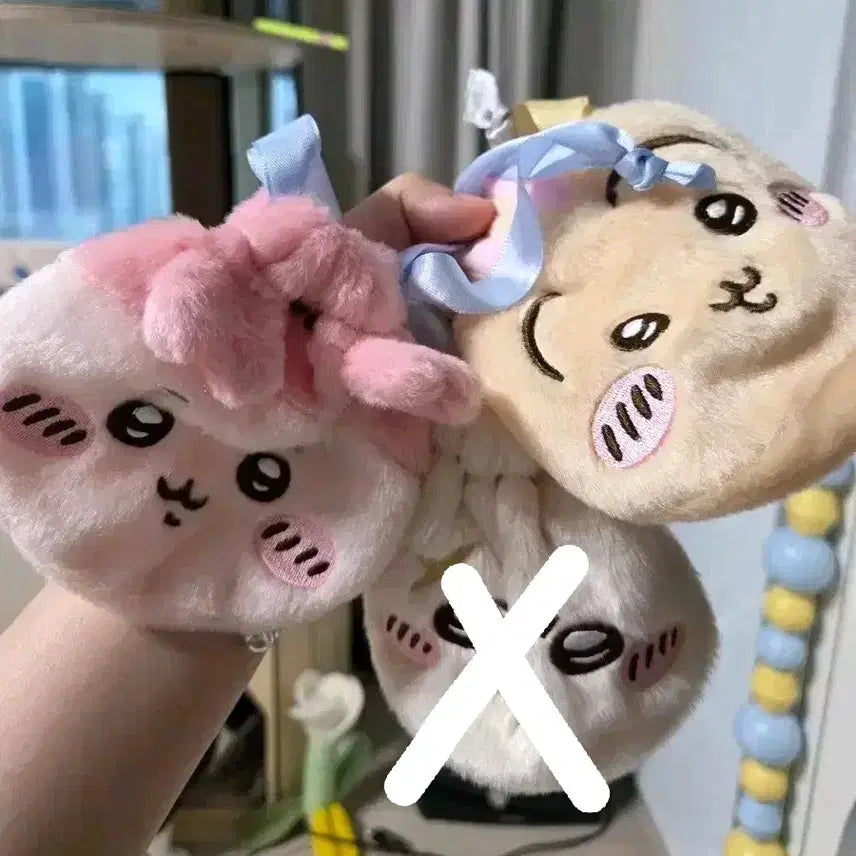 [BUNJANG] Chiikawa Pouch (Kani, Racco, Usagi) / 치이카와 파우치 카니 랏코 우사기