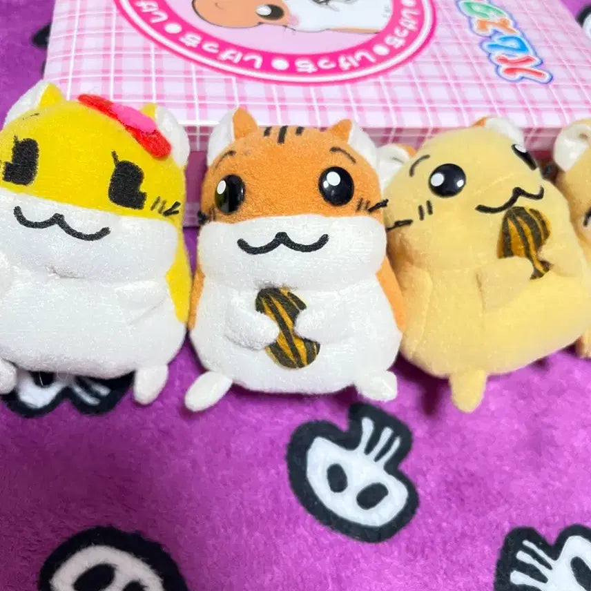 [BUNJANG] Hamster Club Mini Magnetic Plush Set / [4종일괄]햄스터클럽 미니 자석 인형