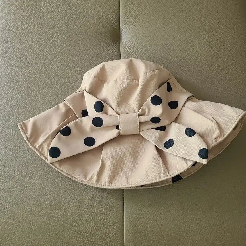[BUNJANG] Ribbed Brim Sun Hat / 햇빛 차단 리본 챙이 모자 (새것)