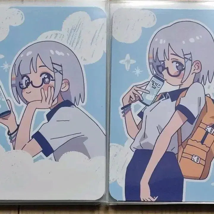 [BUNJANG] Stellive Milkyis Zero Unit Photocard Set / 스텔라이브 밀키스 제로 유니 일반 포토카드 2종 세트 판매