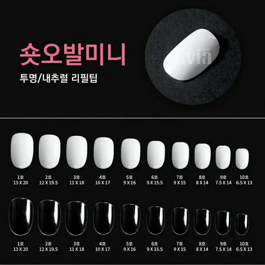 [BUNJANG] Handmade Gel Nail Tips (10 Pieces) / 수제 네일팁
