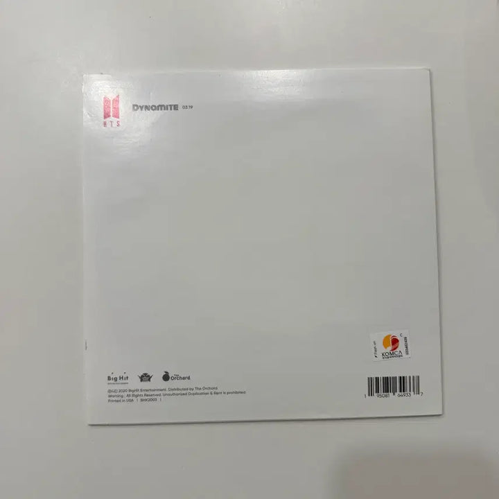 [BUNJANG] BTS Dynamite LP / 방탄소년단 BTS 다이너마이트 LP