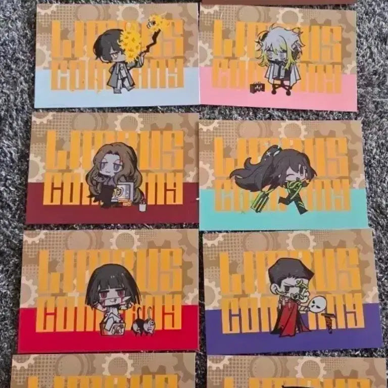 [BUNJANG] Limbus Company Animate Limited Edition Postcard Split Set - Yi Sang, Faust, Hong Lu / 림버스 애니메이트 특전 엽서 분철 이상 홍루 파우스트