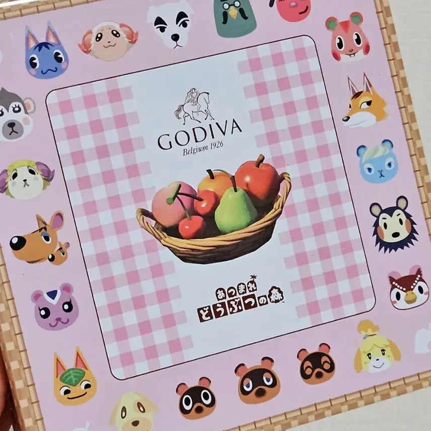 [BUNJANG] Godiva x Animal Crossing Collaboration Chocolate Tin Case / 고디바 동물의 숲 콜라보 초콜릿 틴케이스 틴케 동숲 굿즈 보관함 통