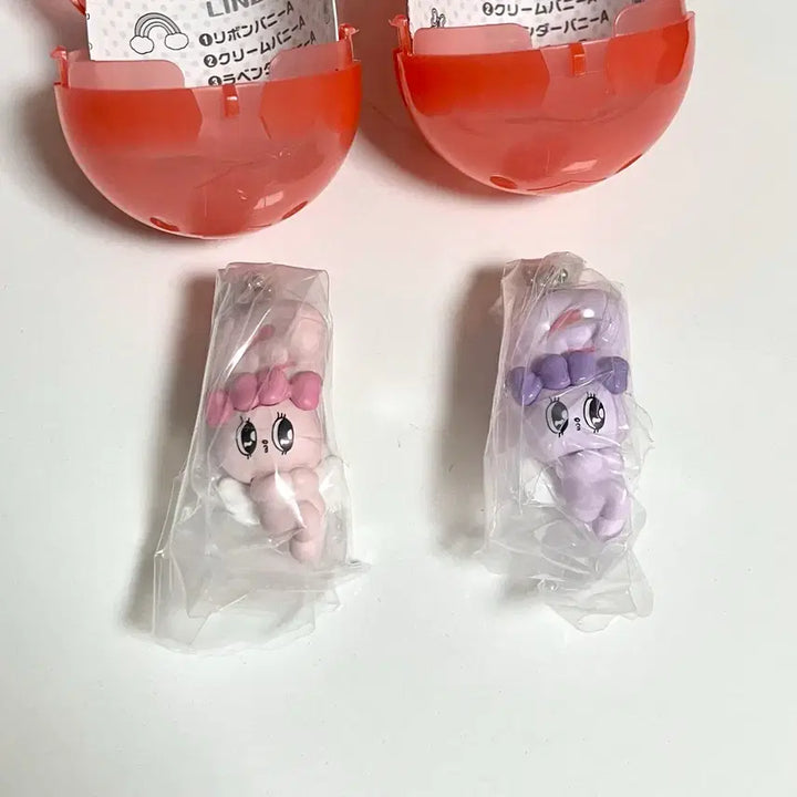 [BUNJANG] Esther Bunny Swing Keychain Gacha Set (Pink, Purple) / (일괄) 에스더버니 스윙 키링 가챠 핑크, 보라 2종