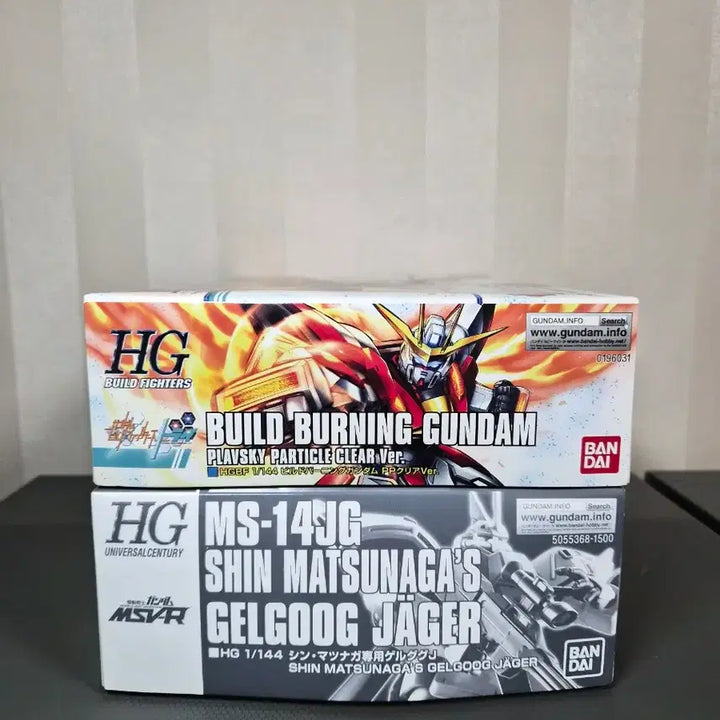 [BUNJANG] Gundam Build Burning Gundam (Pearl Clear Ver.) &amp; Shin Matsunaga&