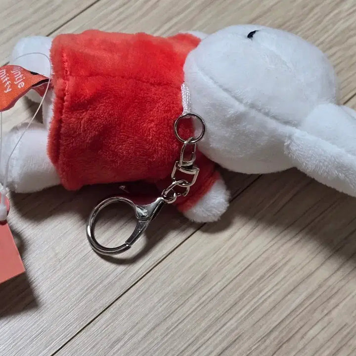 [BUNJANG] Miffy Sleeping Plush Keychain Orange / 잠자는 미피 인형 키링 오렌지 주황색