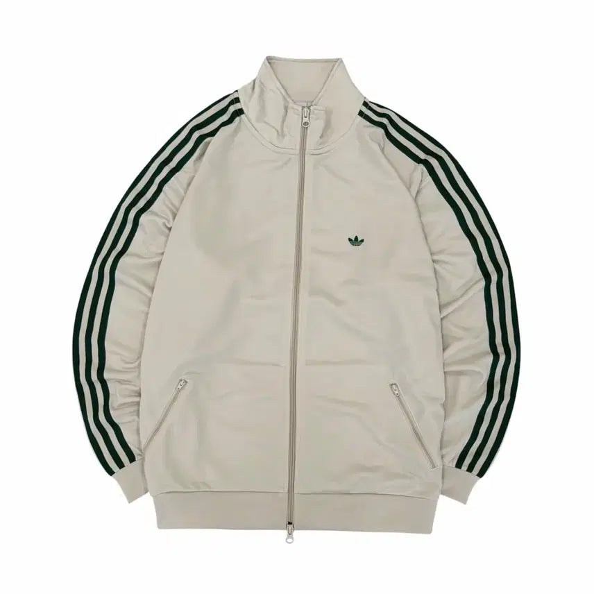 [BUNJANG] Adidas Beckenbauer Jersey Beige &amp; Green (M) / 아디다스 베켄바우어 져지 베이지&amp;그린 (M)