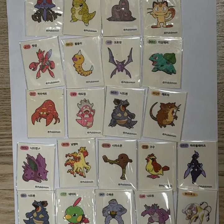 [BUNJANG] Pokemon Stickers Assorted / 매일 갱신) 포켓몬 띠부씰 여러종류