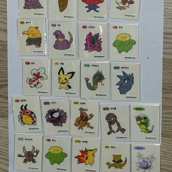 [BUNJANG] Pokemon Stickers Assorted / 매일 갱신) 포켓몬 띠부씰 여러종류