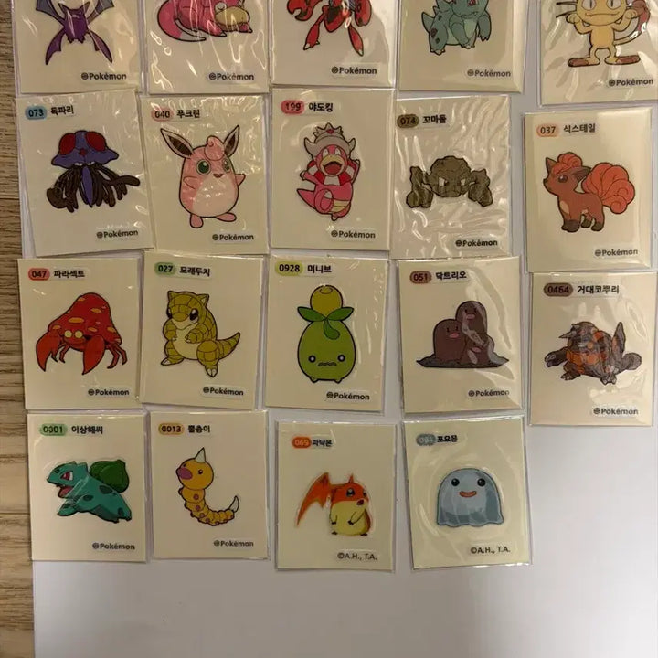 [BUNJANG] Pokemon Stickers Assorted / 매일 갱신) 포켓몬 띠부씰 여러종류