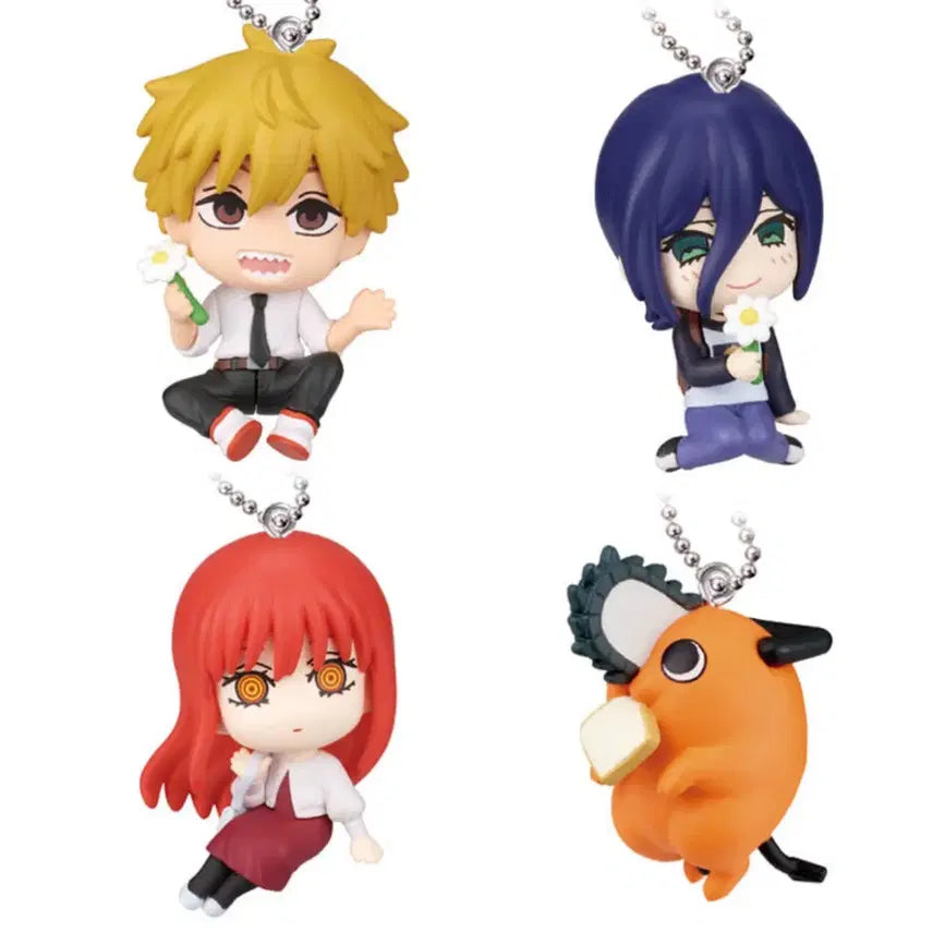[BUNJANG] Chainsaw Man - The Red Menace Arc Depofigu Keychain Set / 체인소맨 레제편 데포피그 피규어 가챠