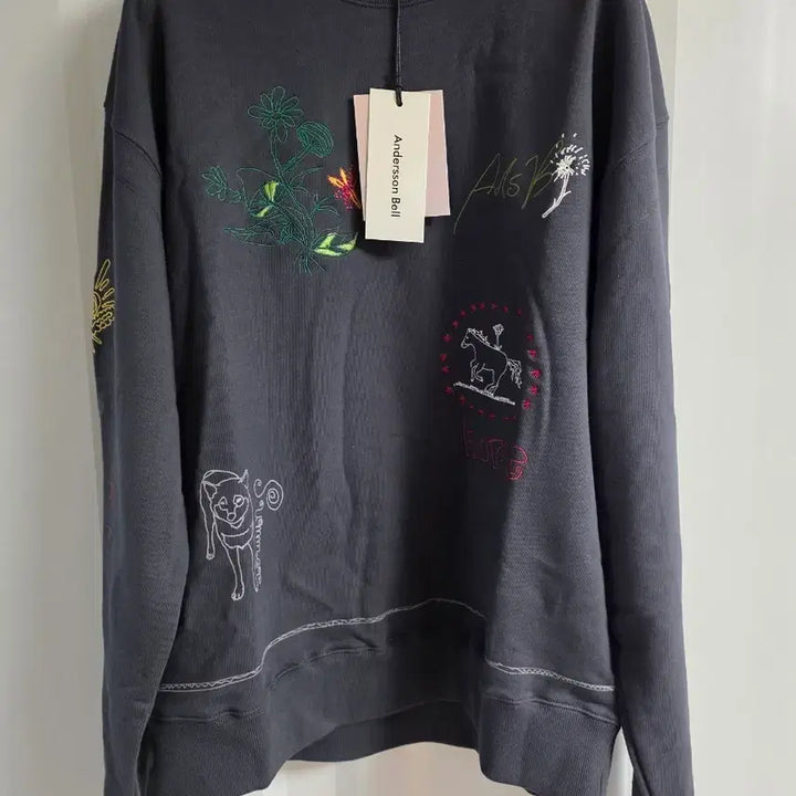 [BUNJANG] Andersson Bell Summer Garden Sweatshirt X-Large / 앤더슨벨 섬머 가든 스웻셔츠 엑스라지 팝니다