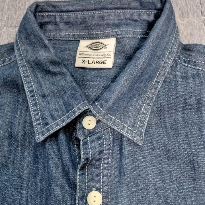 [BUNJANG] Dickies Denim Work Shirt XL / 디키즈 데님워크셔츠 XL