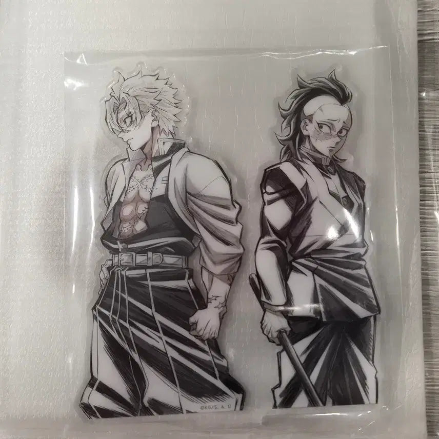 [BUNJANG] Demon Slayer Sanemi &amp; Genya Season 4 New Illustration Acrylic Stand / ~6/15 귀멸의 칼날 사네미 겐야 4기 신규 일러스트 아크릴스탠드