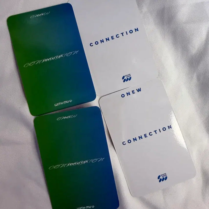 [BUNJANG] SHINEE ONEW Connection Photocard Bundle Set / 샤이니 온유 커넥션 포카 4장일괄