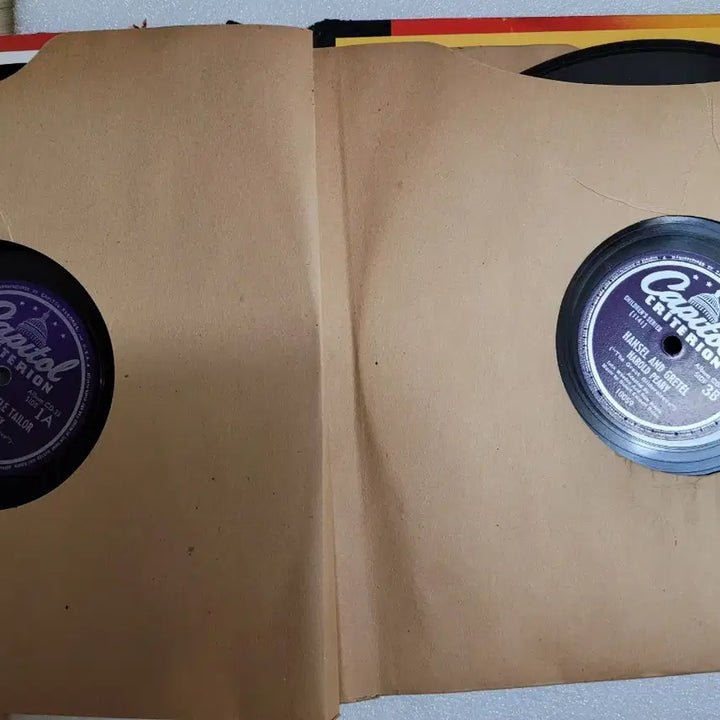 [BUNJANG] Capitol Records Hansel and Gretel Fairytale SP Record Set / Sp 돌판 캐피톨 레코드 헨젤과 그레텔