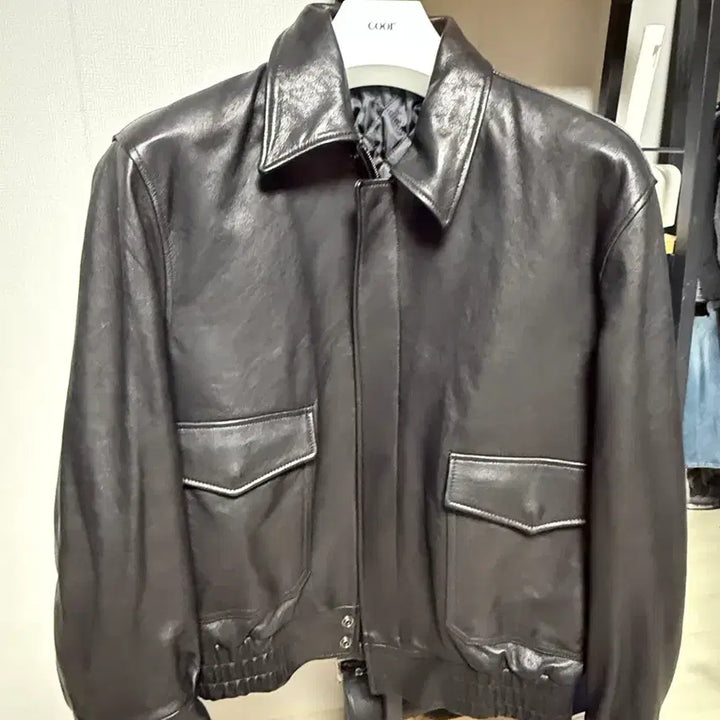 [BUNJANG] Coar Vegetable Leather A-2 Jacket (Size M) / 쿠어/베지터블 레더 A-2 자켓 M 사이즈