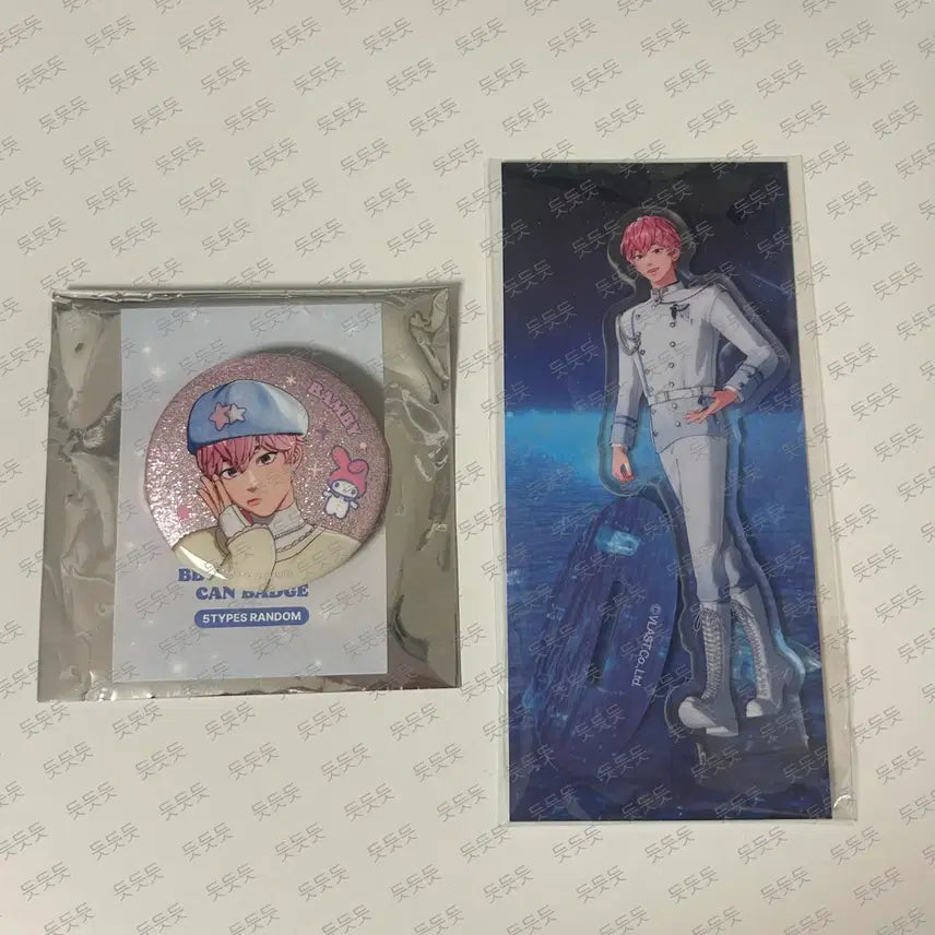 [SOLD OUT] 일괄 플레이브 밤비 뿌우 캔뱃지, 앙콘 아크릴 스탠드 밤비