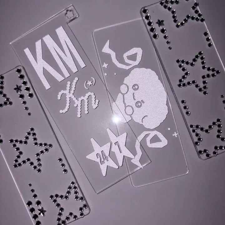 [BUNJANG] TWS Kyungmin "Official Lightstick" Acrylic Reflective Sticker Bundle Set / [일괄] 투어스 tws 경민 응원봉 아크릴 반사스티커