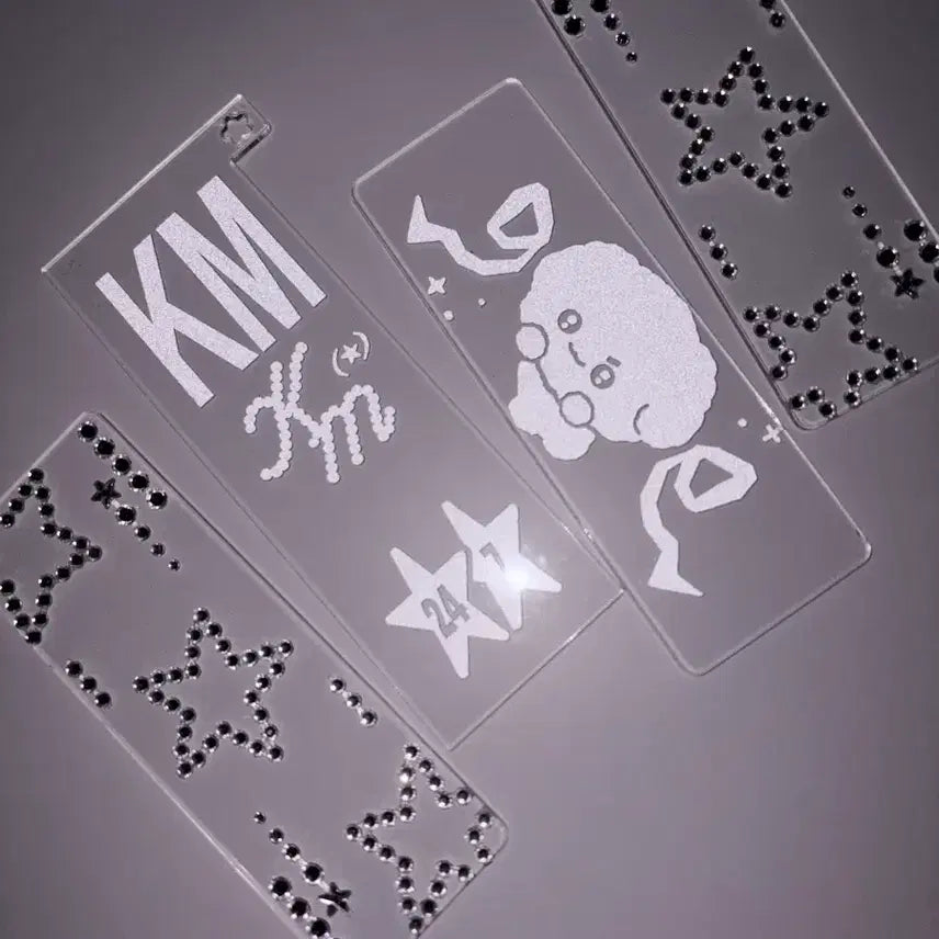 [BUNJANG] TWS Kyungmin "Official Lightstick" Acrylic Reflective Sticker Bundle Set / [일괄] 투어스 tws 경민 응원봉 아크릴 반사스티커