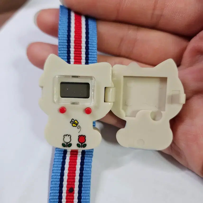 [BUNJANG] Hello Kitty Vintage Digital Wristwatch / 헬로키티 전자시계 손목시계 고전 굿즈 산리오