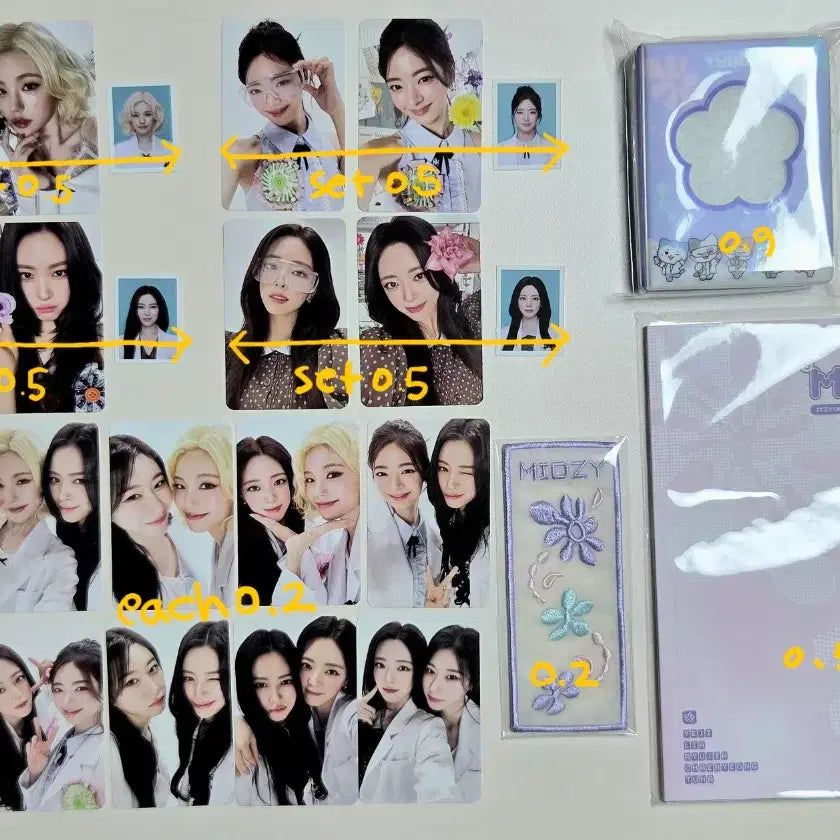 [BUNJANG] ITZY Fanclub 5th Term Kit Split Set / itzy 팬클럽5기 키트 분철