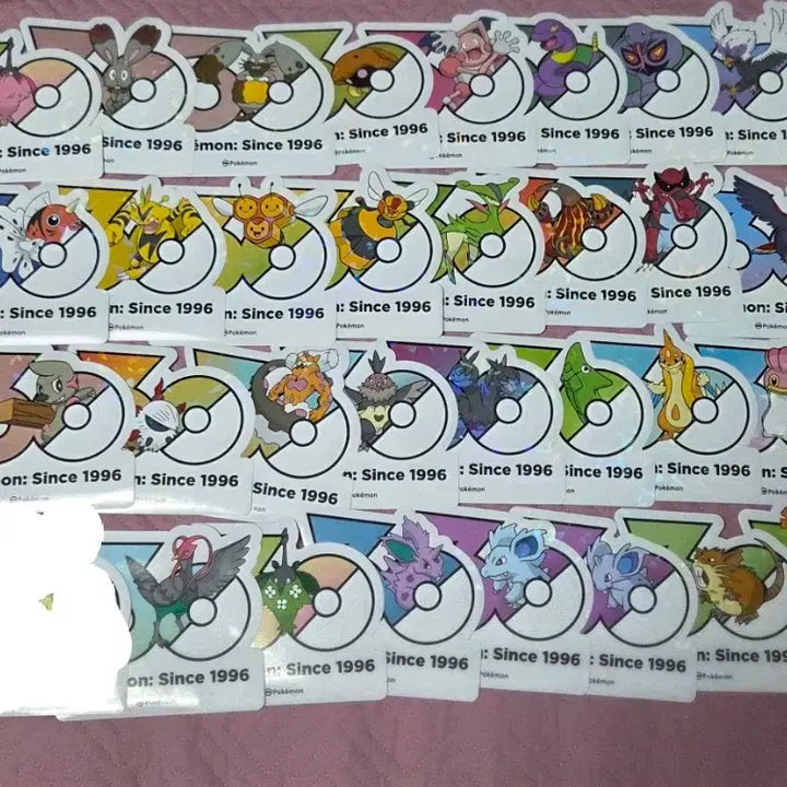[BUNJANG] Pokemon 30th Anniversary Logo Sticker / 포켓몬 포켓몬스터 30주년 로고스티커