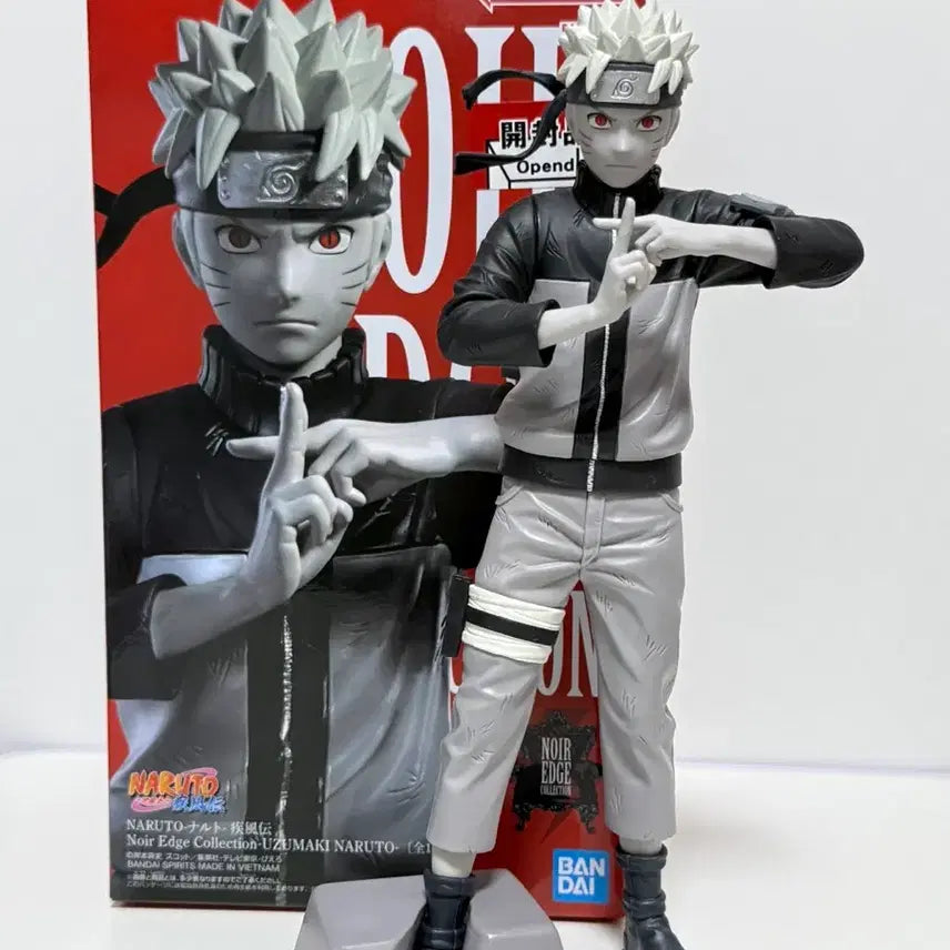 [BUNJANG] Naruto Shippuden NOIR Black and White Figure / 나루토 질풍전 NOIR 누아르 느와르 흑백 피규어