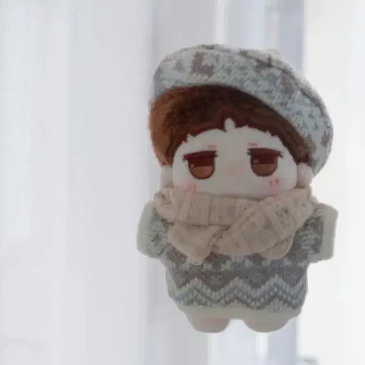 [BUNJANG] 10cm Doll Winter Sweater Set / 10cm인형옷 겨울스웨터 4벌 양도 옷장 10깅