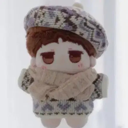 [BUNJANG] 10cm Doll Winter Sweater Set / 10cm인형옷 겨울스웨터 4벌 양도 옷장 10깅