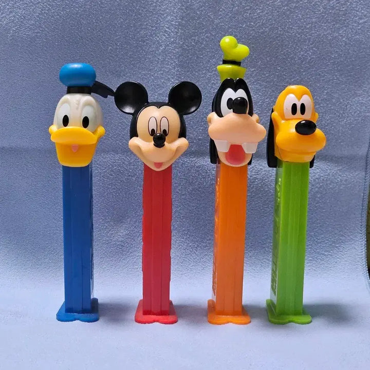 [BUNJANG] Disney Characters Pez Dispenser Set (Mickey Mouse, Goofy, Pluto, Donald Duck) / 디즈니 캐릭터 페즈 디스펜서 4종 피규어(미키마우스 구피 플루토 도날드덕