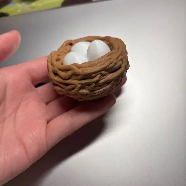 [BUNJANG] 3D Printed Egg Nest Clicker Keychain / 3D 프린팅 새알 둥지 클릭커