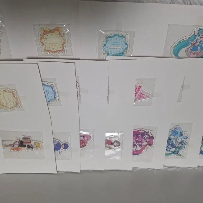 [BUNJANG] Vocaloid Miku Kagamine Rin Len Kaito Miku Day Kuji Acrylic Bundle Set / (일괄) 보컬로이드 미쿠 카가미네 린 렌 카이토 미쿠의날 쿠지 아크릴