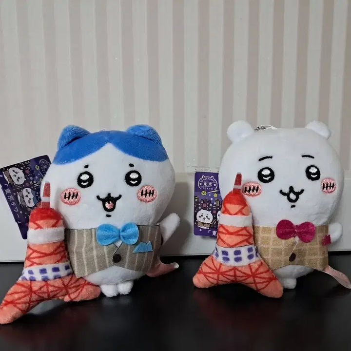 [BUNJANG] Chiikawa Hachware Tokyo Tower Keyring Plush / 먼작귀 하치와레 치이카와 도쿄타워 키링 인형 새상품