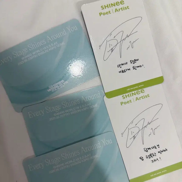 [BUNJANG] SHINee Onew Poet Artist Photocard Bundle Set / 샤이니 온유 포엣아 포카+ 에세이콘 포츈카드 5장일괄