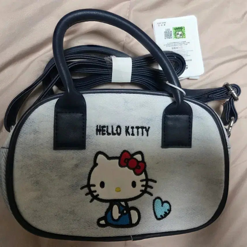 [BUNJANG] Hello Kitty Denim Crossbody Bag / 헬로키티 데님 크로스백